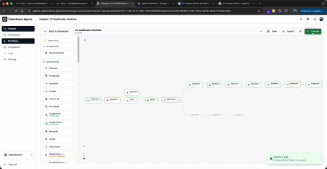 CipherSense Agents workflow runs